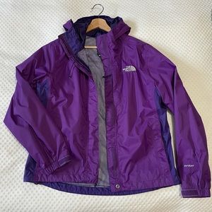 North Face Rain Coat - purple, size small